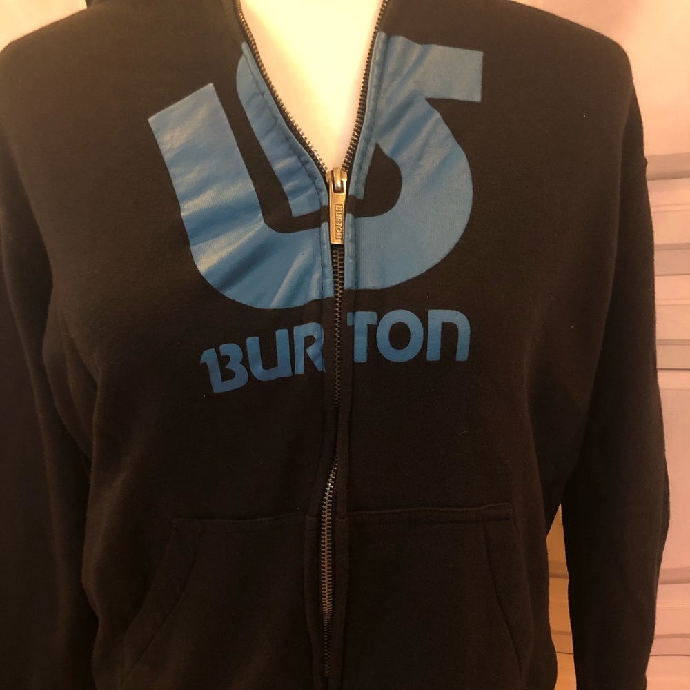 burton black youth hoodie